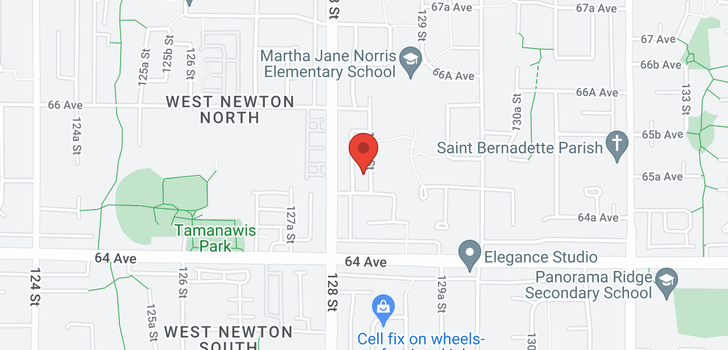 map of 6515 128A STREET